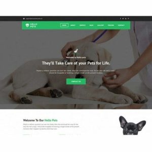 pet care html template 640x433