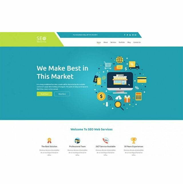 SEO Web Service - HTML Template 1 SEO Web Service - HTML Template